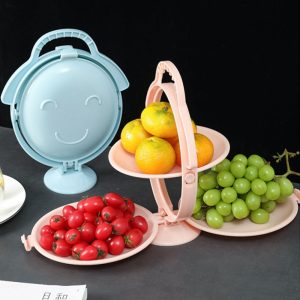 Portable Multi-Layer Folding Fruit Tray - Image 4