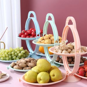Portable Multi-Layer Folding Fruit Tray - Image 5