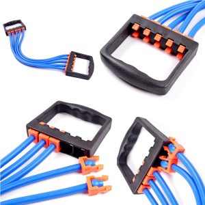 Adjustable Chest Expander 5 Ropes Clips - Image 4