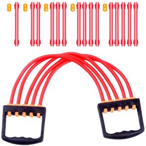Adjustable Chest Expander 5 Ropes Clips - Image 5