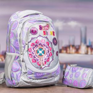 Glossy Bird, School bag Set Of 2 Pcs #87113 - Image 5