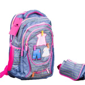Glossy Bird, School bag Set Of 2 Pcs #87116 - Image 4