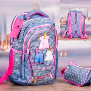 Glossy Bird, School bag Set Of 2 Pcs #87116 - Image 3
