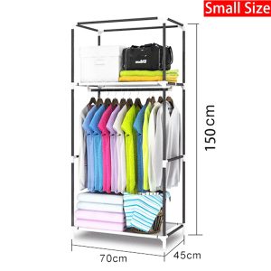 Portable Mini Fancy and Foldable Closet Collapsible Wardrobe - Image 2