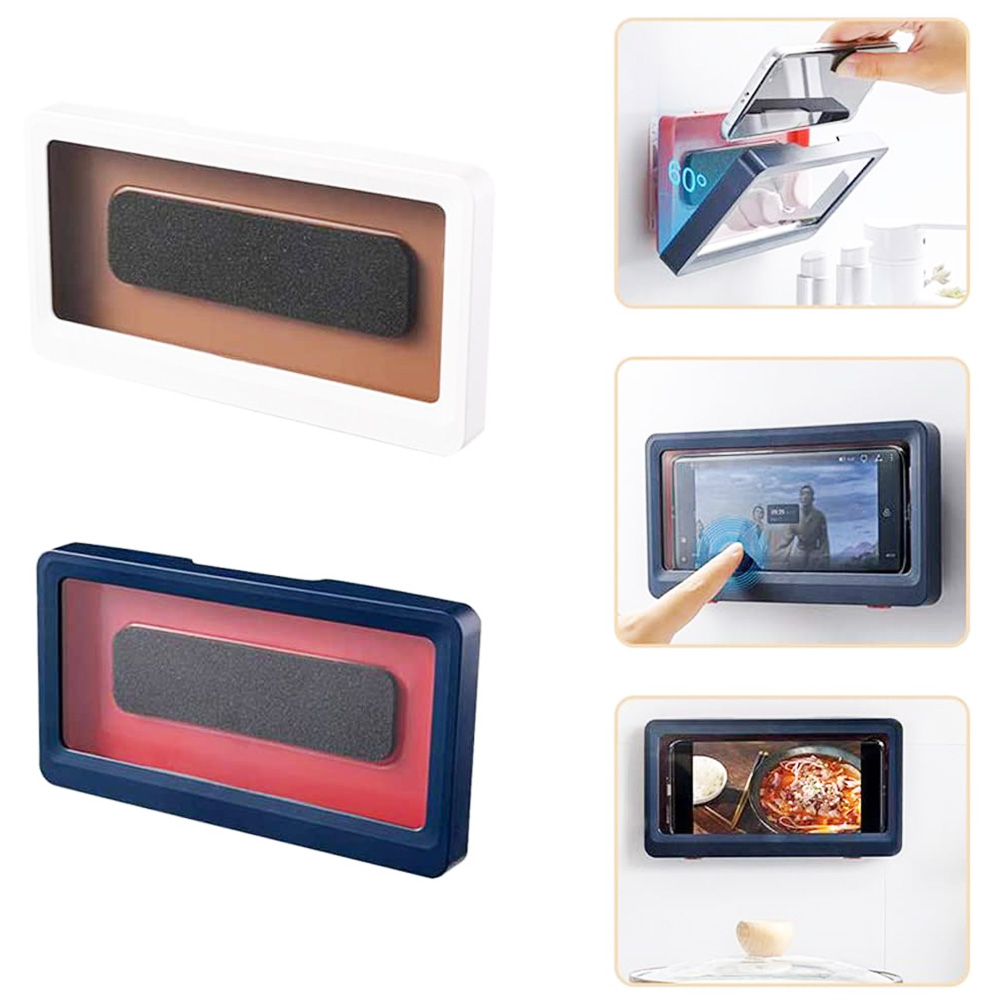 Waterproof Bathroom Phone Holder Navy TezkarShop Official Website