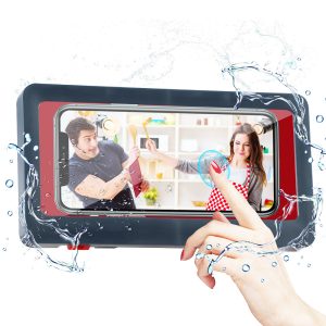 Waterproof Bathroom Phone Holder - Navy - Image 3