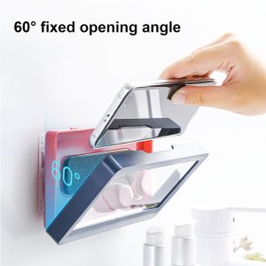 Waterproof Bathroom Phone Holder - Navy - Image 4