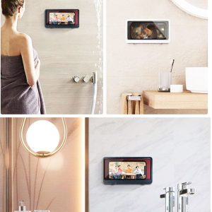 Waterproof Bathroom Phone Holder - Navy - Image 5