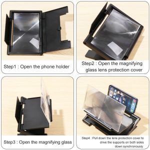 Screen Magnifier, Adjustable Projector Screen Phone Stand - Image 7
