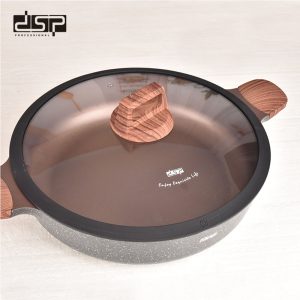 DSP 7 PCS Deluxe Non-Stick Multi-Cookware Set CA004-S01-Black - Image 4