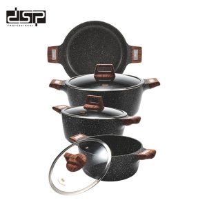 DSP Non-Stick Multi-Cookware Set of 7 PCS CA005-S01 - Image 4