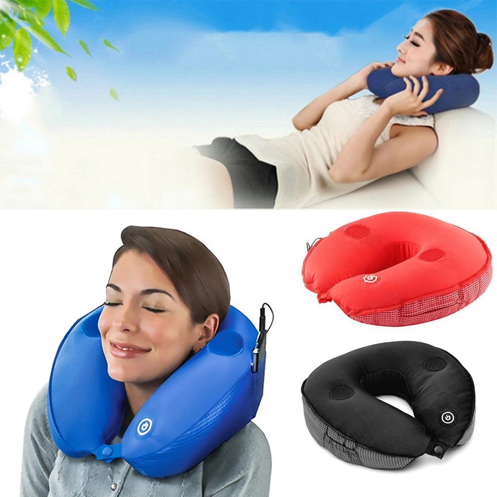 Travelling Massage Pillow With Speakers - TezkarShop Official Website