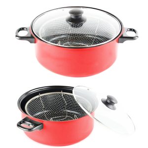 Deep Fat Frying Pan - 28cm - Image 1