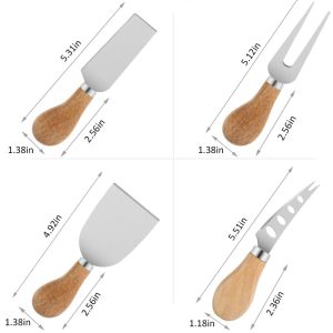 Cool Gift, 4 Pieces Set Cheese Knives - Image 3