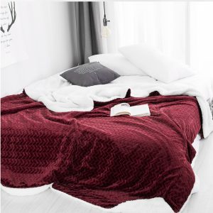 Super Soft Sherpa Blanket with Fleece - Image 1