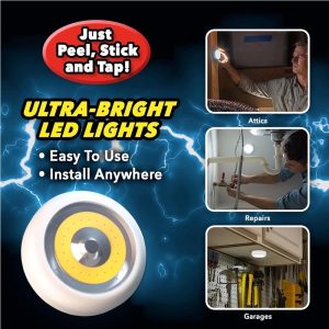 Cool Gift, Atomic Beam Tap LED Light - Image 2