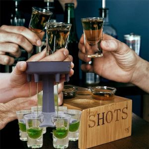 Cool Gift, 6 Shot Glass Dispenser and Holder - Image 3