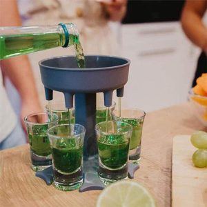 Cool Gift, 6 Shot Glass Dispenser and Holder - Image 4