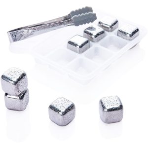 Cool Gift Reusable Stainless Steel Ice Cubes 8 Pcs - Image 6