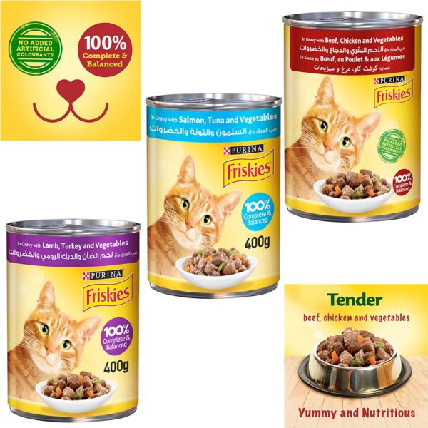 PURINA Friskies Wet Cat Food 400g TezkarShop Official Website