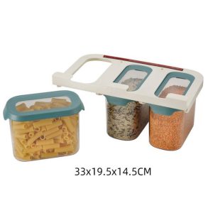 Under-Shelf Food Storage Container Set of 3 Pcs - Image 5