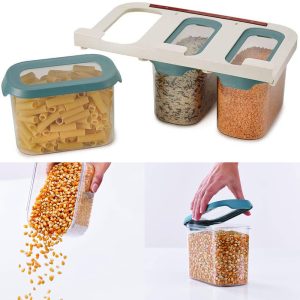 Under-Shelf Food Storage Container Set of 3 Pcs - Image 6