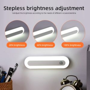 USB rechargeable night light with built-in battery - Image 1