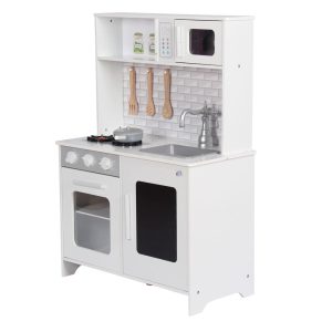 Wooden Pretend Kitchen for Kids, Included Accessories - Image 3