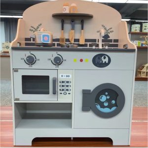 Japanese Wooden Kitchen for Kids, Included Accessories - Image 5