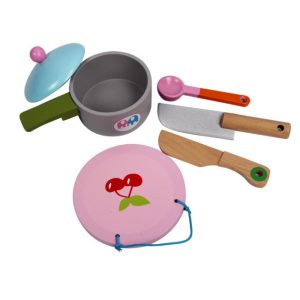 Cool Gift, European Wooden Kitchen for Kids, Included Accessories - Image 3