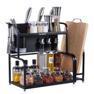 Spice Rack Kitchen Shelves Countertop Storage Rack - Image 1