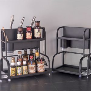 Spice Rack Kitchen Shelves Countertop Storage Rack - Image 3