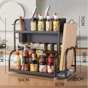 Spice Rack Kitchen Shelves Countertop Storage Rack - Image 5