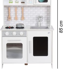 Wooden Pretend Kitchen for Kids, Included Accessories - Image 5