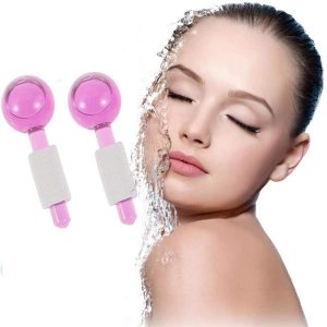 2PCS Beauty Crystal Ball Facial Ice Globe - Image 1