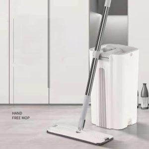 Flat Floor Mop and Bucket Set - Image 1