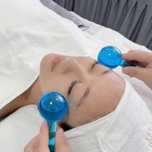 2PCS Beauty Crystal Ball Facial Ice Globe - Image 3