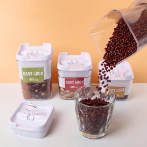 Plastic Easy Buckle Containers - 4 Piece Set - Image 3