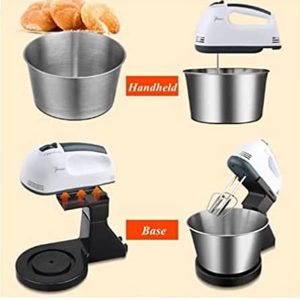 Scarlett 7 Speed Hand Mixer Stainless Steel Bowl - Image 3