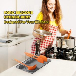 Silicone Spoon Rest ( Not Include Utensil ) - Image 2