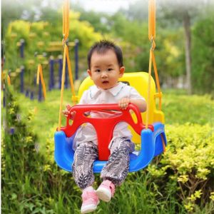 Plastic 3-In-1 Swing Set for Kids - Image 1