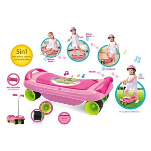 Learning Fun 5 in1 Multifunctional Scooter with music - Image 1