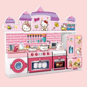 Kitchen Toys and Accessories Playset for Kids with Lights and Sounds - Image 1