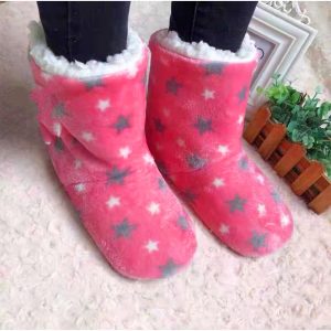 Women's Slipper Socks Winter Warm Fleece - Image 2
