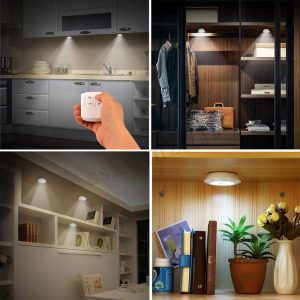Wireless LED Lights with Wireless Remote Control - Set of 3 - Image 4
