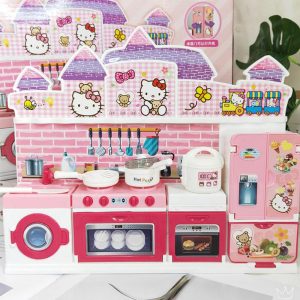 Kitchen Toys and Accessories Playset for Kids with Lights and Sounds - Image 2