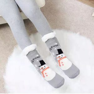Women's Slipper Socks Winter Warm Fleece - Image 1