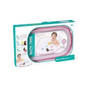 Babyip Folding Baby Bath Tub with Bath Toys Included - Image 4