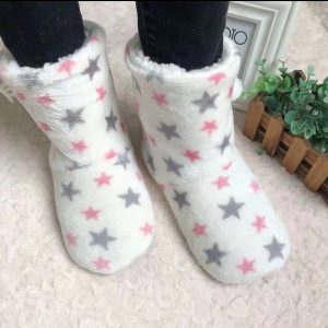 Women's Slipper Socks Winter Warm Fleece - Image 6