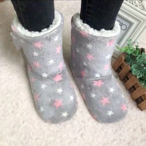 Women's Slipper Socks Winter Warm Fleece - Image 1